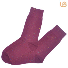 Men′s Purple Cotton Sock